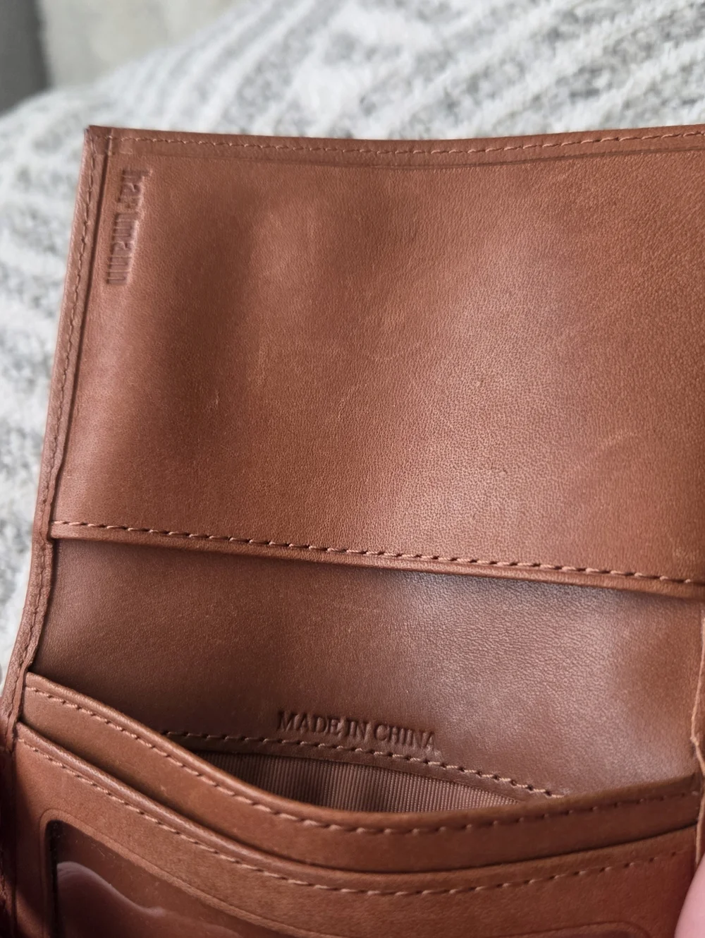 Hartmann Leather Wallet Slim Credit Card Holder Bifold Case Heritage Tan /Brown